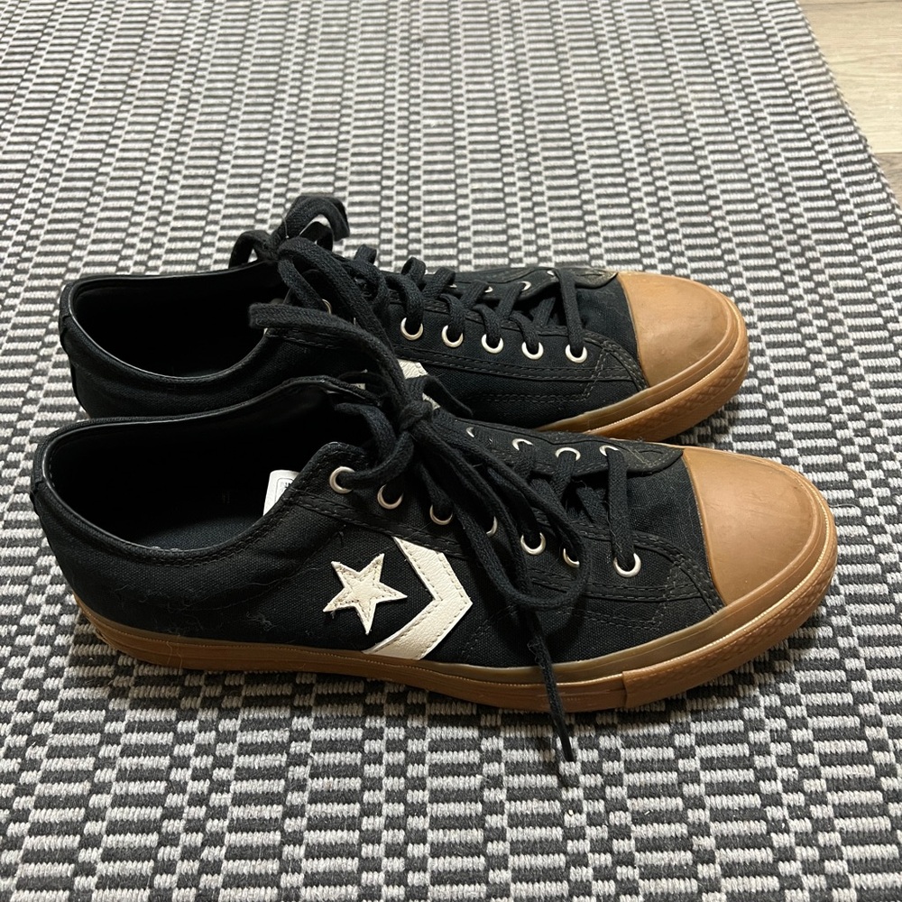 Converse All Stars Black with Gum Bottoms